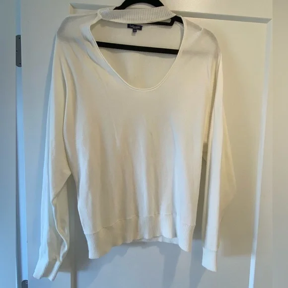 Women’s Splendid White long Sleeved Top, Sized Medium - Picture 4 of 7
